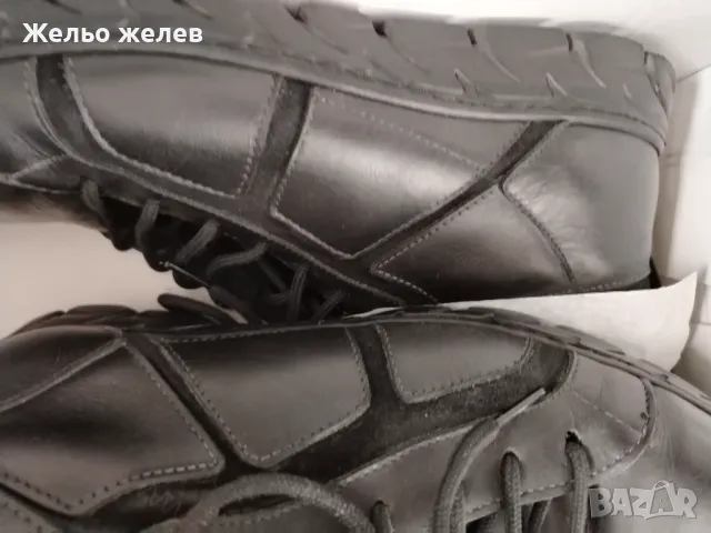 Мъжки, кожени, боти, 44номер, снимка 8 - Ежедневни обувки - 49938310