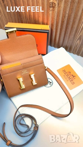 HERMES 💎 Естествена Кожа , снимка 5 - Портфейли, портмонета - 54192318
