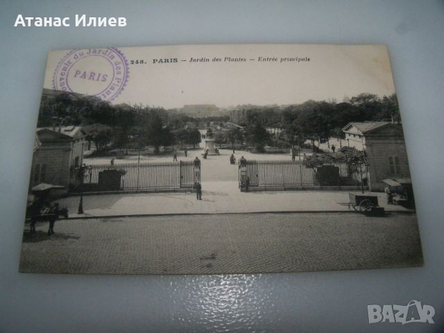 Стара пощенска картичка изглед от Париж, 1910г. Jardin des Plantes., снимка 1 - Филателия - 46618582