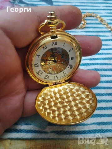Кварцов джобен часовник-3, снимка 6 - Мъжки - 52581676