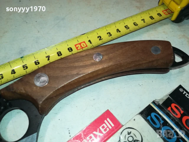 НОЖ-КРИВ МАСИВЕН ОСТЪР 1507251517, снимка 16 - Ножове - 51029000