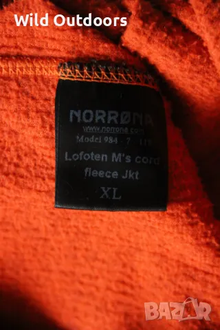 NORRONA Lofoten Cord fleecе- мъжка поларена горница, размер XL, снимка 4 - Спортни дрехи, екипи - 48591476