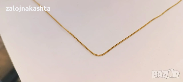 Нов-Златен синджир-3,29гр/18кр, снимка 4 - Колиета, медальони, синджири - 53826649