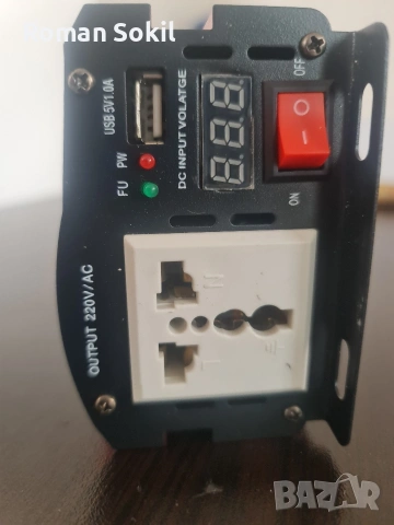 Инвертер PoweronePlus 24v на 220v., снимка 3 - Аксесоари и консумативи - 53844884