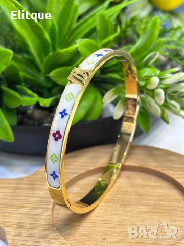 гривни от висококачествена стомана ysl saint laurent hermes Gucci Louis Vuitton Ralph Lauren , снимка 6 - Гривни - 52908038