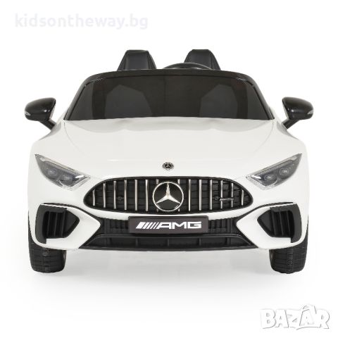 Акумулаторна кола Mercedes-Benz DK- SL63 бял, снимка 2 - Детски велосипеди, триколки и коли - 46387870