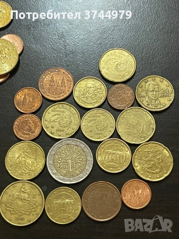 Стари евро монети , снимка 4 - Нумизматика и бонистика - 53892780