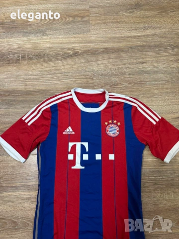 Оригинална тениска FC Bayern Munich Adidas 2014 LEWANDOWSKI #9  Домакинска , М размер , снимка 2 - Спортни дрехи, екипи - 54219651