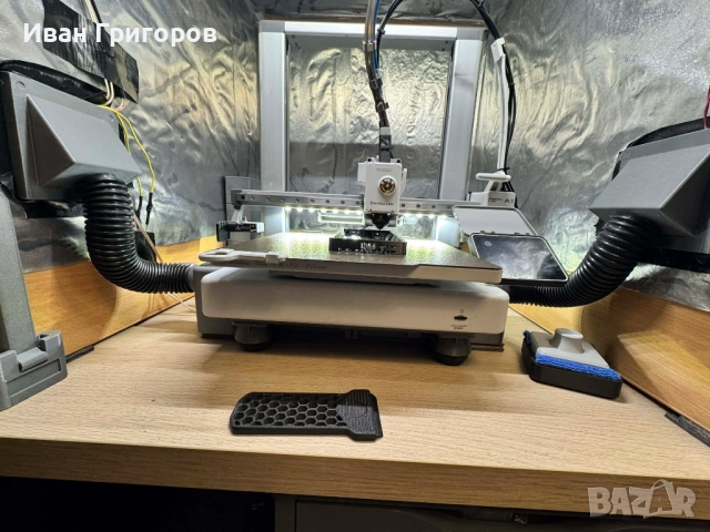 Bambu Lab A1 Combo – пълен сет с ъпгрейди и smart enclosure, снимка 3 - Принтери, копири, скенери - 52800259