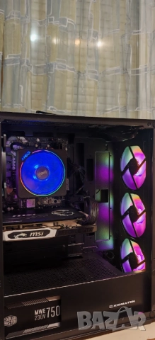 Продавам Гейм РС Ryzen 7 3700X 8/16Core/16Gb/512Gb SSD+1TB HDD/MSI GTX 1660TI/Гаранция, снимка 11 - Геймърски - 52552178
