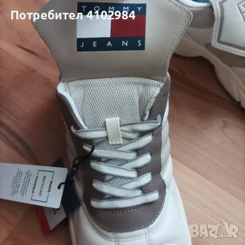 Tommy Hilfiger N42 естествена кожа маратонки , снимка 4 - Маратонки - 46942575