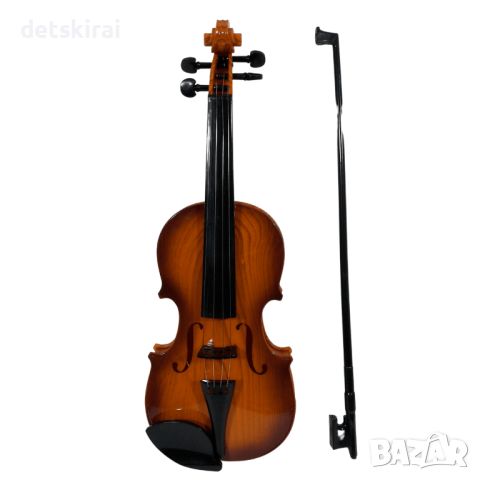 Детска цигулка с лък с мелодии ( на батерии ), снимка 1 - Музикални играчки - 45565422
