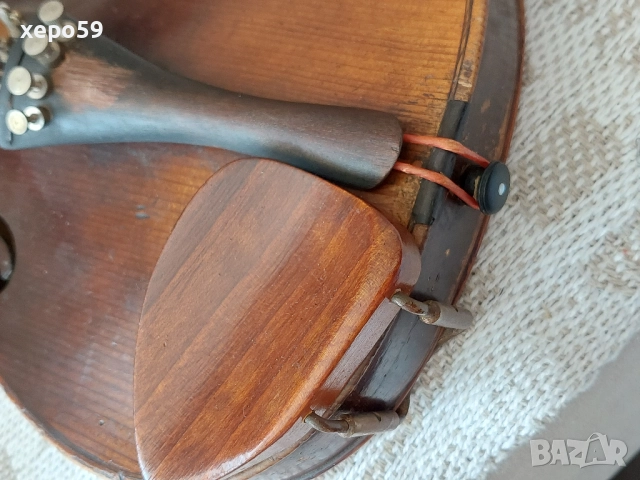 Стара немска цигулка, 1843 година, 1 000 €, снимка 7 - Струнни инструменти - 52537840