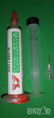 Паста флюс 10cc KELLYSHUN KL-533-UV - Китай, снимка 4 - Друга електроника - 54145155