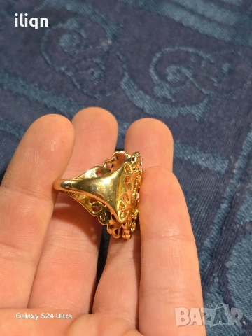 Пръстен с Позлата. Разгледайте и останалите ми обяви. , снимка 2 - Пръстени - 54017675