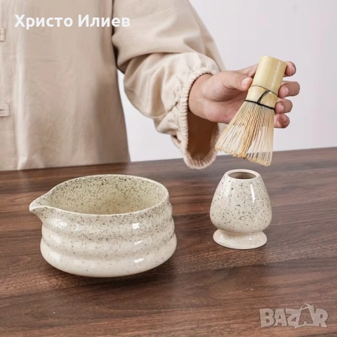 Комплект за чай матча Matcha 6 броя сет Японски матча сет чъсен купа лъжичка, снимка 6 - Други стоки за дома - 53705625
