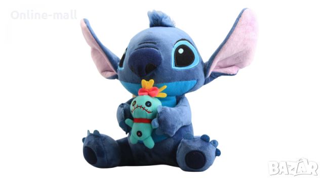 Плюшена играчка Стич Lilo and Stitch,30см Stitch with Scrump, снимка 1 - Плюшени играчки - 46787676