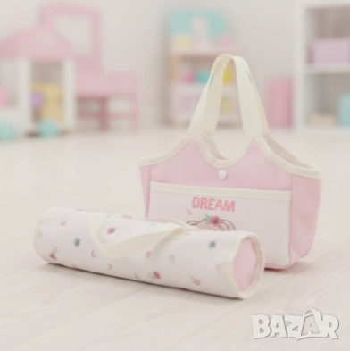 Комплект от 16 части с бебе, количка и аксесоари – Идеален коледен подарък за малки принцеси, снимка 2 - Кукли - 52871331