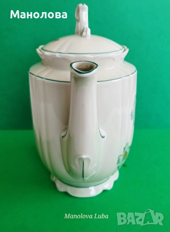 Порцеланов чайник Schlottenhof Arzberg Bavaria., снимка 5 - Други ценни предмети - 52729923