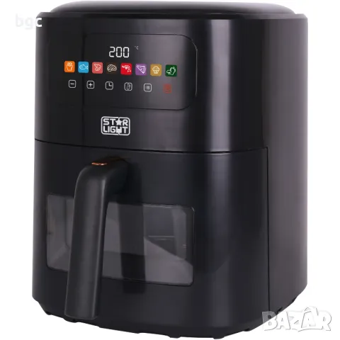 Нов Цифров Фритюрник с Горещ Въздух Star-Light Airfryer 6-та Серия , 1700W, 6 л, снимка 5 - Фритюрници - 48725661