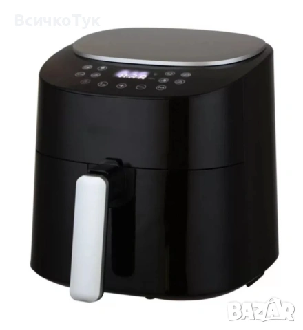 ✨Фритюрник с горещ въздух Rosberg Premium RP51980O, 40-220 C, 1300W, 4.2 литра, Сушене на плодове