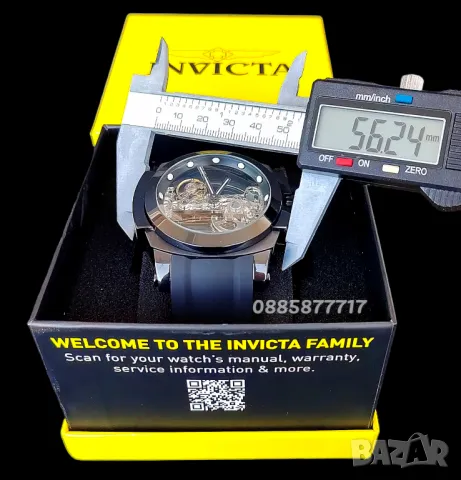 часовник INVICTA Coalition forces automatic black 56 mm, НОВ , снимка 6 - Мъжки - 46850054