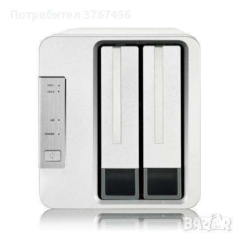 Мрежови диск (NAS) TerraMaster F2-210, четириядрен Realtek RTD1296 1.4 GHz, без твърд диск, 1GB, снимка 4 - Друга електроника - 45538935