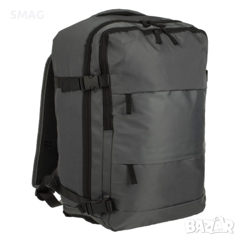 Водоустойчива раница за пътуване 30x15x45 см, сива_1246501, снимка 2 - Раници - 52286247