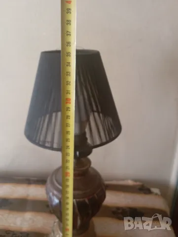 Стара настолна лампа, снимка 3 - Настолни лампи - 49902075