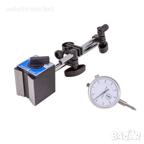 Индикаторен часовникRockForce с магнитна стойка 0 – 10 мм, снимка 2 - Други инструменти - 45863749