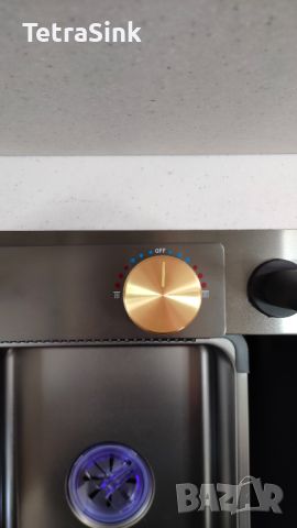 Мултифункционална кухненска мивка със смесител водопад |Tetra Sink|1NS30468TS-SD, снимка 10 - Мивки - 45913154