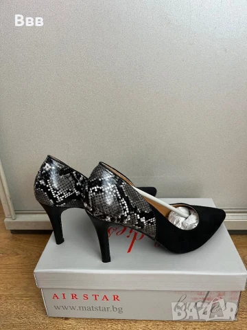Дамски обувки, снимка 4 - Дамски обувки на ток - 51063554