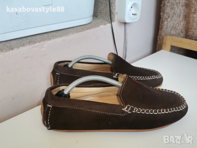 Мокасини Michel Note 39н.Естествен велур