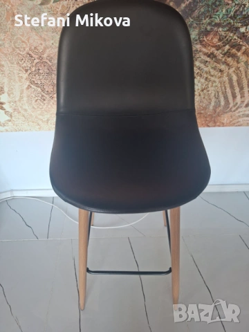 Бар столове, изкуствена кожа, снимка 3 - Столове - 53802583