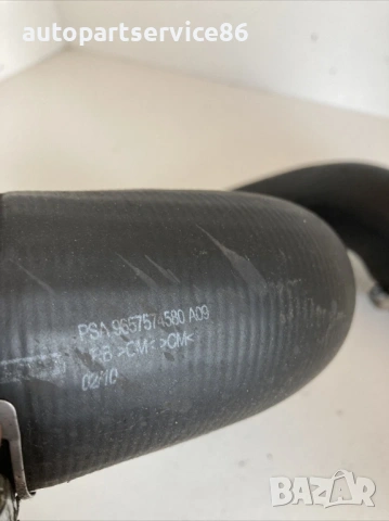 Маркуч / тръба за интеркулер Rhd за Peugeot 308 2.0 HDi (2009) 9657574580, снимка 3 - Части - 53632748