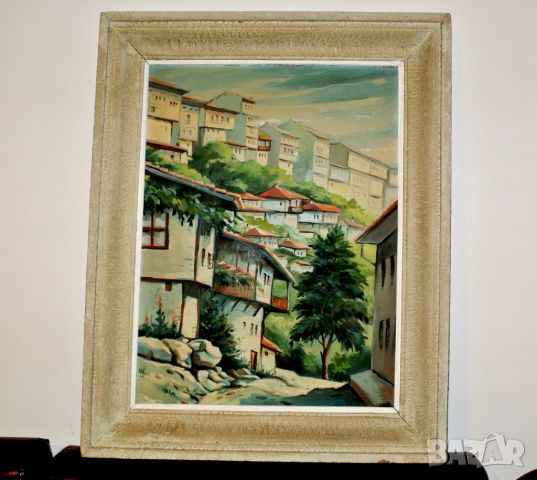 Стара картина В. Търново, снимка 2 - Картини - 46390448