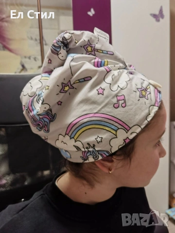 Тюрбан за деца, снимка 5 - Аксесоари за коса - 53285331