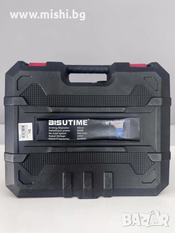 Перфоратор BISUTIME електрически къртач SDS Plus с куфар и аксесоари, снимка 2 - Къртачи - 54274649