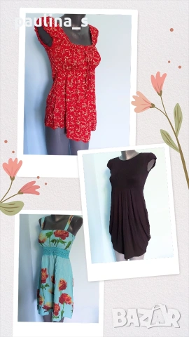 Три различни броя / XS / M - Рокля тип туника / малък размер 