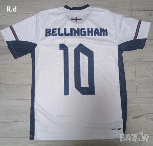 Футболна фланелка на Англия с автографи , снимка 2 - Футбол - 53891261