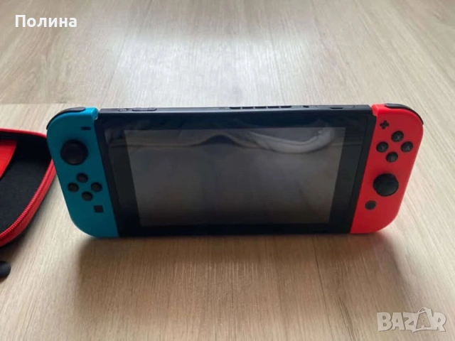 Nintendo Switch + 11 игри + кейс и стъклен протектор, снимка 4 - Nintendo конзоли - 53838158