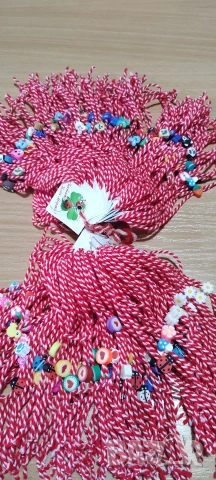 Десятки с мъниста фимо 0,45€ за снопче от 10 бр, снимка 4 - Други - 53341133