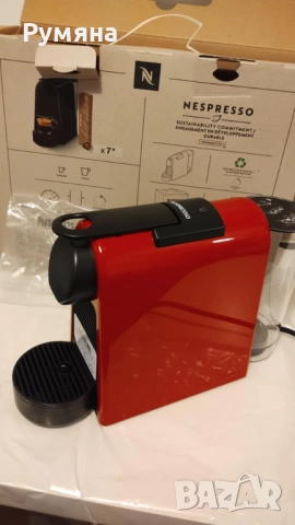Nespresso кафемашина Essenza Mini + 300 капсули, снимка 2 - Кафемашини - 52913601