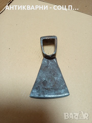 Соц Стара Ръчно Кована Мотичка Номер 3. Тегло 0.500кг., снимка 2 - Антикварни и старинни предмети - 50704420
