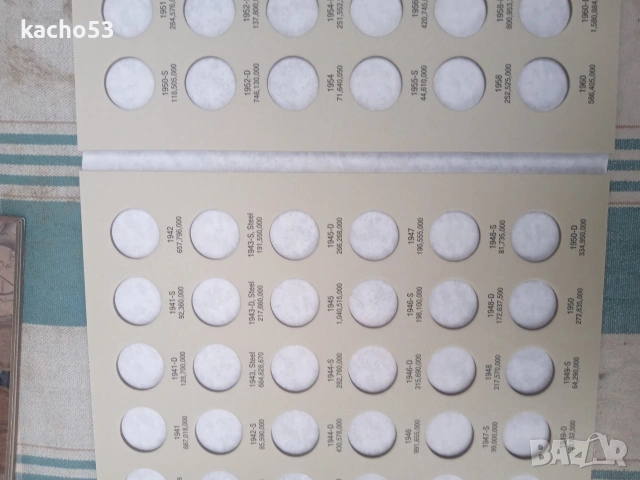 Класьори за монети от 1 цент , Сащ, снимка 15 - Нумизматика и бонистика - 54264000