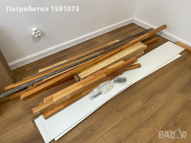 Детско лего IKEA KURA с 2 позиции 90x200 см, бяло/иглолистна дървесина, снимка 5 - Мебели за детската стая - 48173944