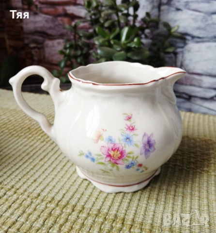 БГ порцелан барокова захарница и каничка , снимка 3 - Сервизи - 54097338