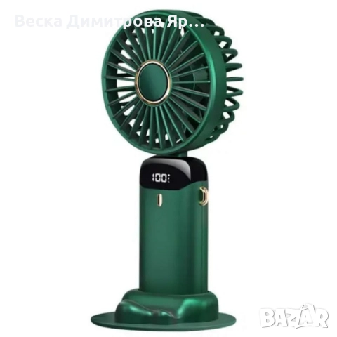Преносим вентилатор 3 в 1, с 5 скорости и цифров дисплей, снимка 4 - Вентилатори - 51820689