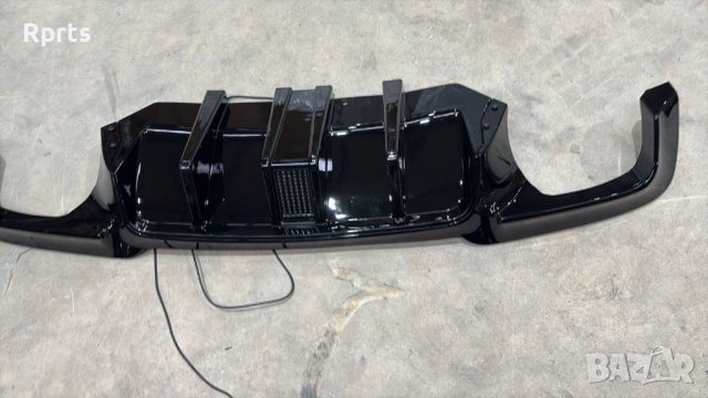 Дифузьор за BMW F10/11 за М-техник броня, Тайван на щипки 