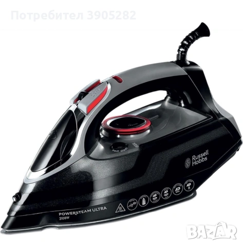 Ютия Russell Hobbs Power Steam Ultra 3100W, снимка 9 - Ютии - 53237034